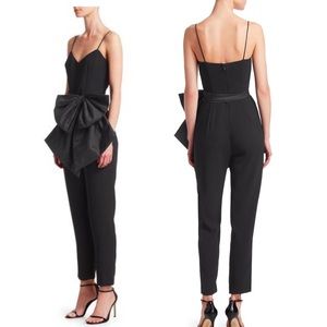 ml monique lhuillier jumpsuit with bow